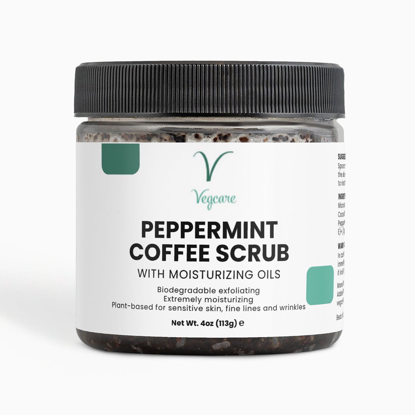 Peppermint Coffee Scrub